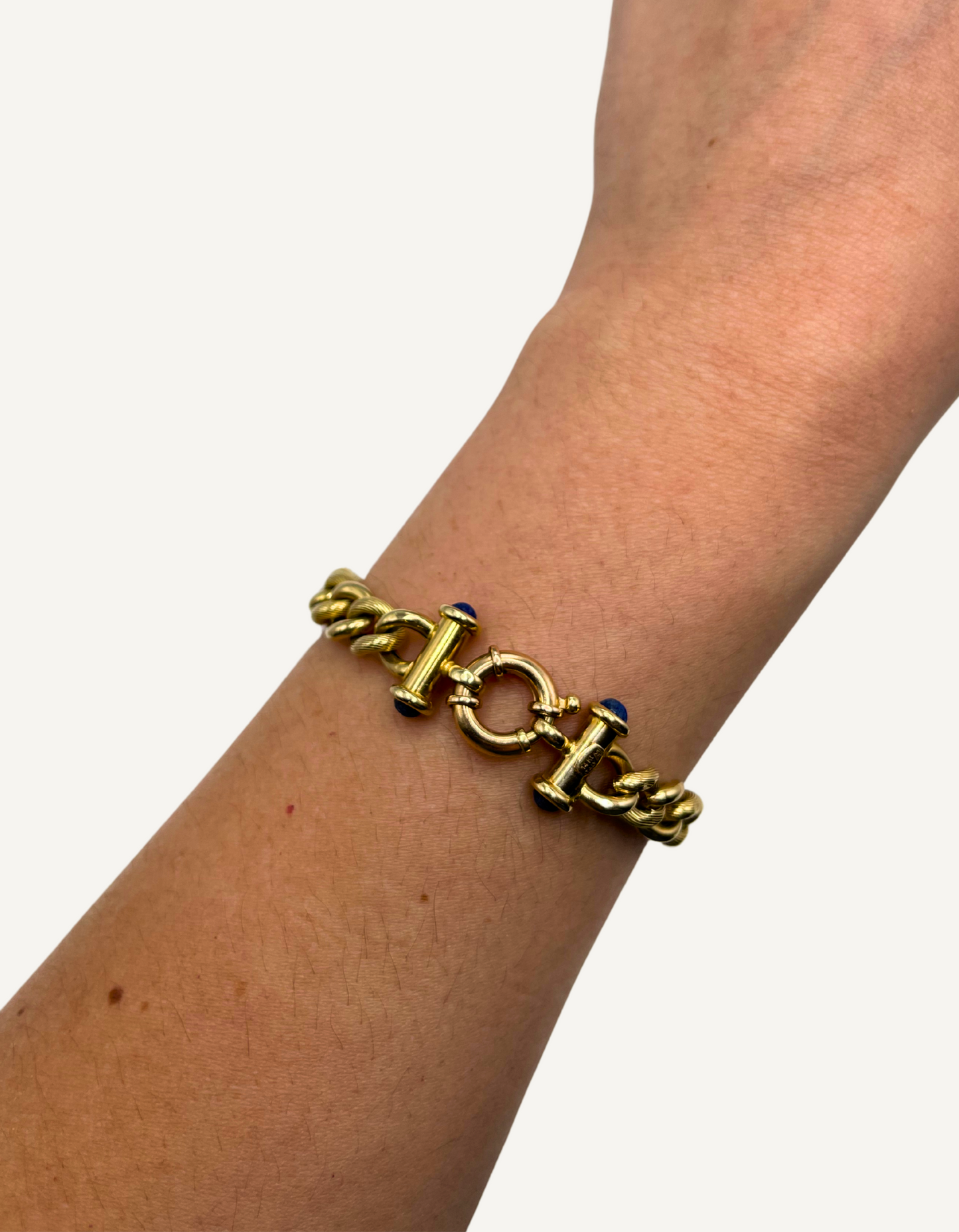 14K Gold Curb Bracelet